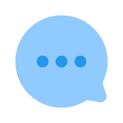 Fototapeta premium comment flat icon