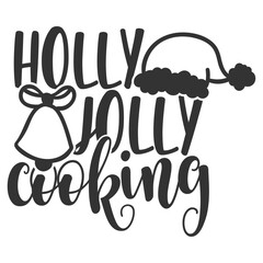Holly Jolly Cooking - Christmas Baking Illustration