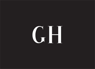 GH Letter Logo Design And Monogram Logo