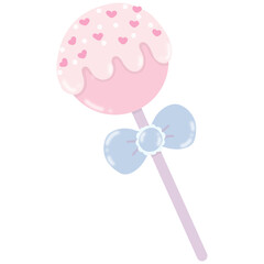 Pink candy sweet 