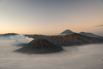 Mount Bromo during sunrise