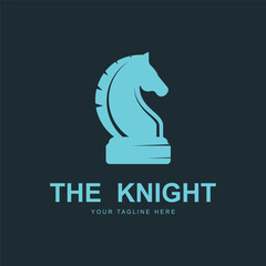 chess logo vector icon illustration design