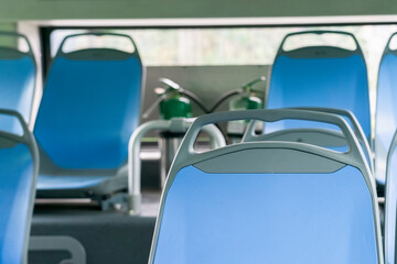 Empty seats on public bus