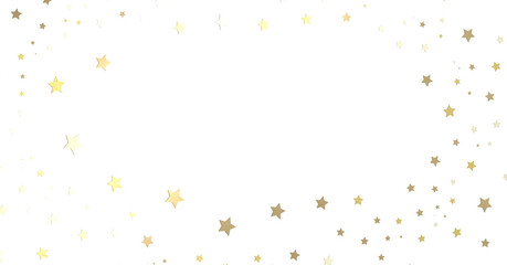 Plummeting Christmas Sparkles: Captivating 3D Illustration of Descending Holiday Star Glitters