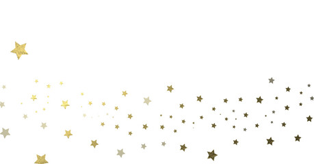 Plummeting Christmas Sparkles: Captivating 3D Illustration of Descending Holiday Star Glitters