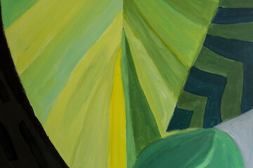 Detail of the Painting as a Background