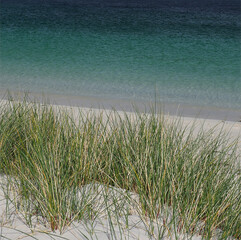Vatersay, a stunning beach in the Isle of Barra. Outer Hebrides. Scotland