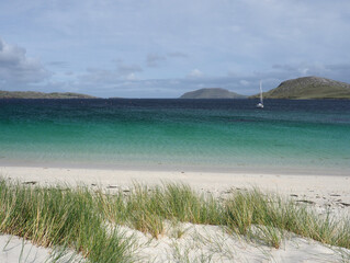 Vatersay, a stunning beach in the Isle of Barra. Outer Hebrides. Scotland