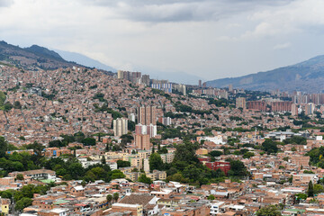 Fototapeta na wymiar Comuna 13 - Medellin, Colombia