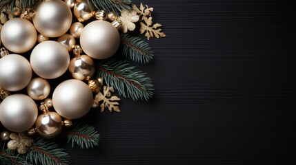 Fototapeta na wymiar christmas festive celebration greeting ball decorative ornament greeting festive colorful ball shiny element background