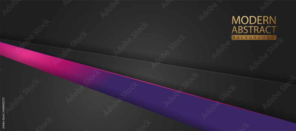 Poster modern abstract background with lines shape and shadow effect