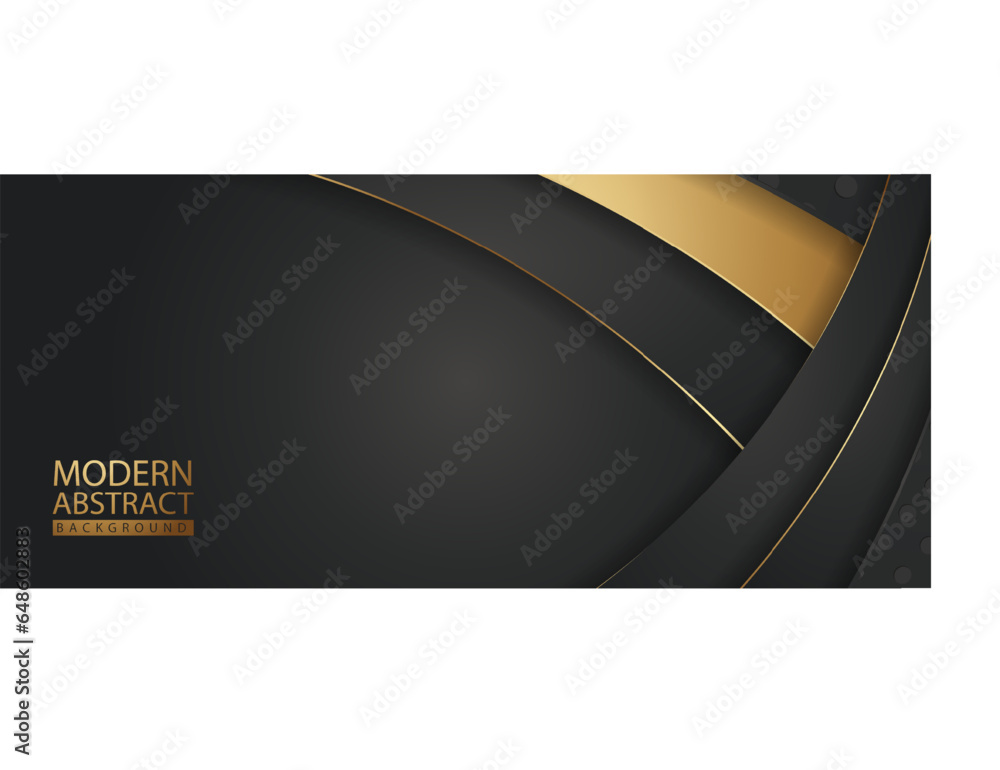 Poster modern abstract background with lines shape and shadow effect