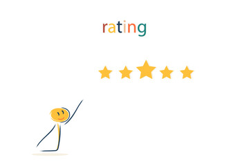 The character evaluates work, service, services, work. Five stars, the highest rating and the best service
