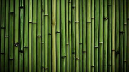 green bamboo background texture. ai generative