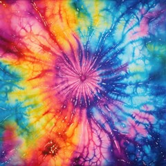 Obraz premium Tie dye colorful vibrant background