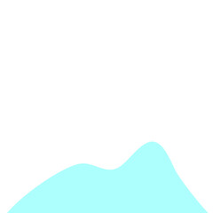 Blue Misty Mountains Sillhouette