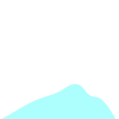 Blue Misty Mountains Sillhouette