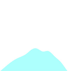 Blue Misty Mountains Sillhouette