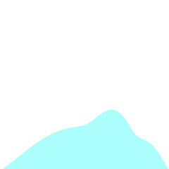 Blue Misty Mountains Sillhouette