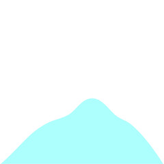 Blue Misty Mountains Sillhouette