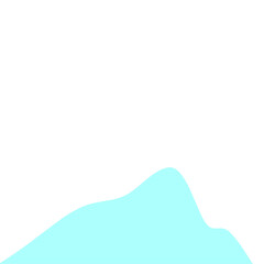 Blue Misty Mountains Sillhouette