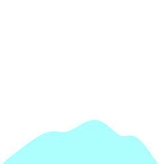 Blue Misty Mountains Sillhouette