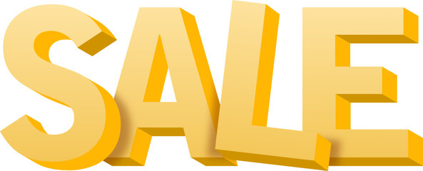 3d sale text
