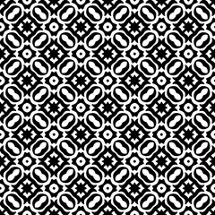 Black and white seamless pattern. Repeat pattern. Abstract background. Monochrome texture. Seamless texture for fashion, textile design,  on wall paper, wrapping paper, fabrics and home decor.