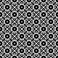 Black and white seamless pattern. Repeat pattern. Abstract background. Monochrome texture. Seamless texture for fashion, textile design,  on wall paper, wrapping paper, fabrics and home decor.