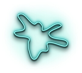 Abstract vibrant color neon