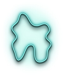 Abstract vibrant color neon