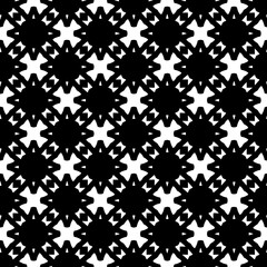 Black and white seamless pattern. Repeat pattern. Abstract background. Monochrome texture. Seamless texture for fashion, textile design,  on wall paper, wrapping paper, fabrics and home decor.