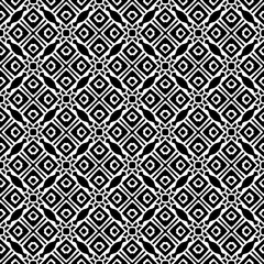 Black and white seamless pattern. Repeat pattern. Abstract background. Monochrome texture. Seamless texture for fashion, textile design,  on wall paper, wrapping paper, fabrics and home decor.