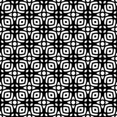 Black and white seamless pattern. Repeat pattern. Abstract background. Monochrome texture. Seamless texture for fashion, textile design,  on wall paper, wrapping paper, fabrics and home decor.