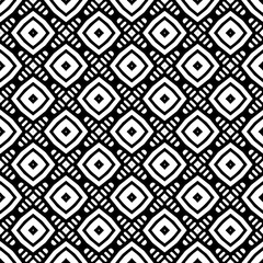 Black and white seamless pattern. Repeat pattern. Abstract background. Monochrome texture. Seamless texture for fashion, textile design,  on wall paper, wrapping paper, fabrics and home decor.