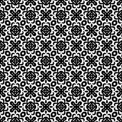 Black and white seamless pattern. Repeat pattern. Abstract background. Monochrome texture. Seamless texture for fashion, textile design,  on wall paper, wrapping paper, fabrics and home decor.