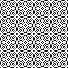 Black and white seamless pattern. Repeat pattern. Abstract background. Monochrome texture. Seamless texture for fashion, textile design,  on wall paper, wrapping paper, fabrics and home decor.