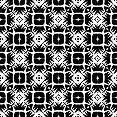 Black and white seamless pattern. Repeat pattern. Abstract background. Monochrome texture. Seamless texture for fashion, textile design,  on wall paper, wrapping paper, fabrics and home decor.