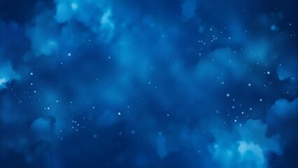 Fototapeta premium Abstract watercolor paint background dark blue color grunge texture for background