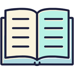 cute book icons for school
