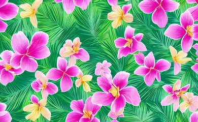 Tropical Flowers Patterns