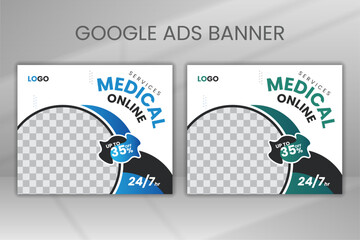 Social Media Google Ads Medical Banner Design