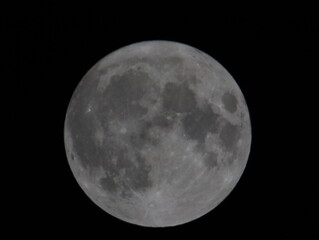 crescent full moon satellite dark space light reflection martians