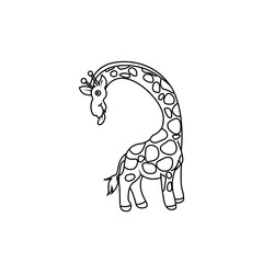cute Giraffe vector.