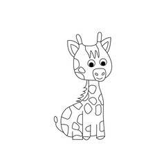 cute Giraffe vector.
