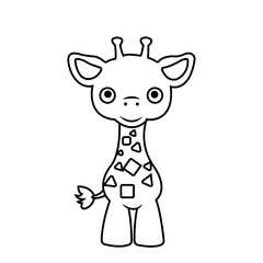 cute Giraffe vector.
