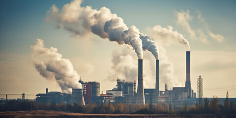 air emissions, factory, air pollution, environmental protection, responsible consumption, ecology, global warming