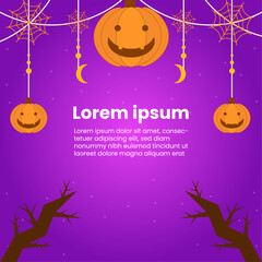 Halloween Background Purple