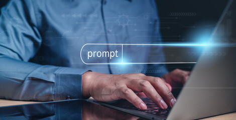 ai, artificial, neural, intelligence, prompt, artificial intelligence, tech, command, processor,...