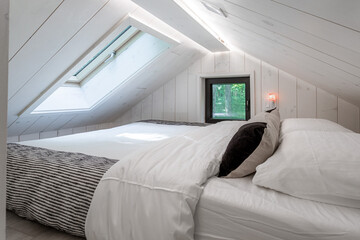 Modern Scandinavian style tiny house interiors